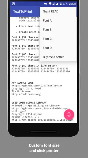SHARE to PRINT.Intent screenshot