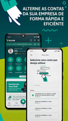 Sicoob: Pix, Cartão e Conta screenshot