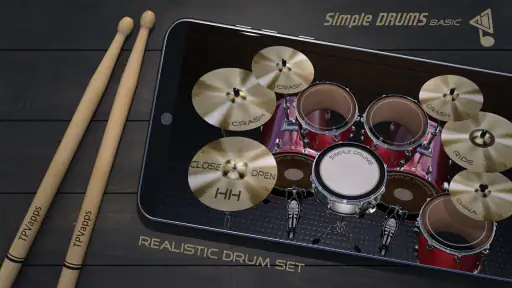 Simple Drums Basic: Bateria 3D screenshot