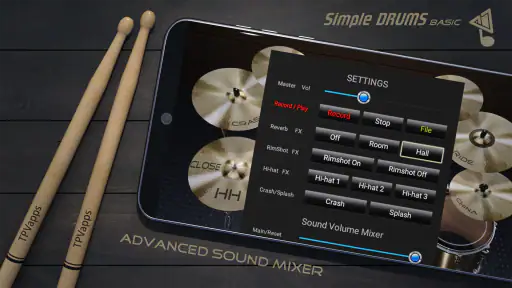 Simple Drums Basic: Bateria 3D screenshot