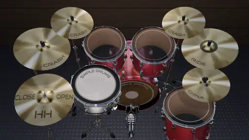 Simple Drums Basic: Bateria 3D screenshot