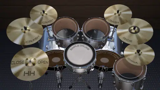 Simple Drums Basic: Bateria 3D screenshot