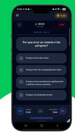Simulado CNH do Brasil 2026 screenshot