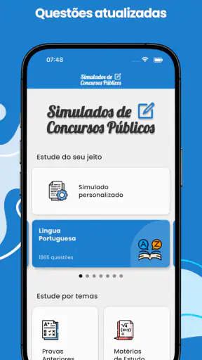 Simulado de Concursos Públicos screenshot