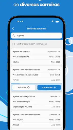 Simulado de Concursos Públicos screenshot