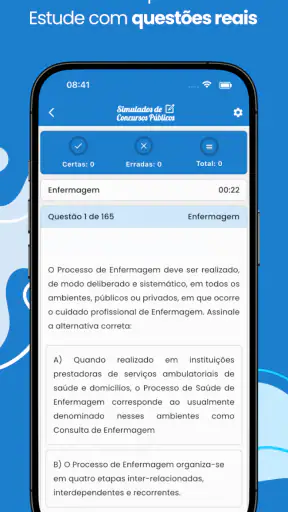 Simulado de Concursos Públicos screenshot