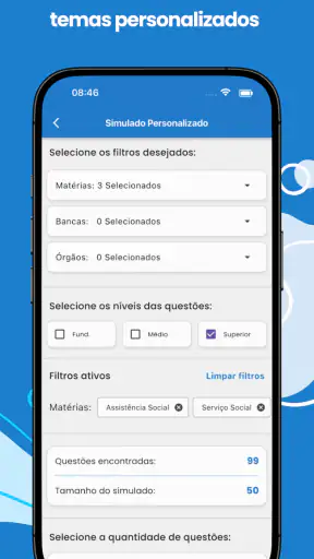 Simulado de Concursos Públicos screenshot