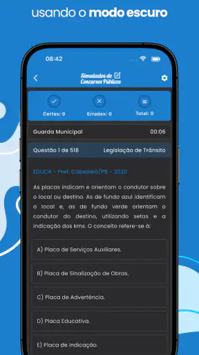 Simulado de Concursos Públicos screenshot