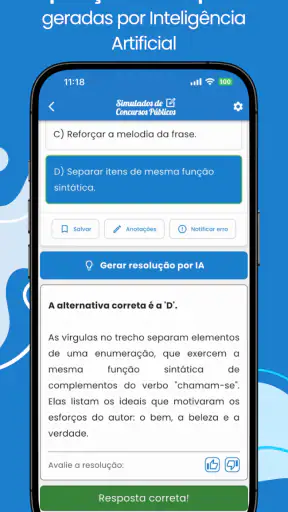 Simulado de Concursos Públicos screenshot