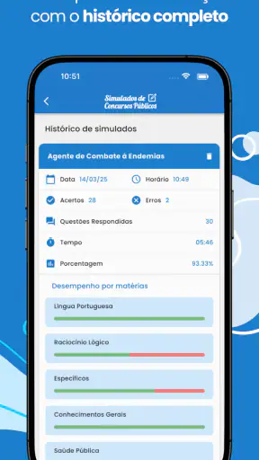 Simulado de Concursos Públicos screenshot