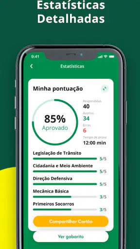 Simulado Detran Brasil 2026 screenshot
