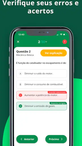 Simulado Detran Brasil 2026 screenshot