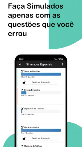 Simulado Prova CNH screenshot