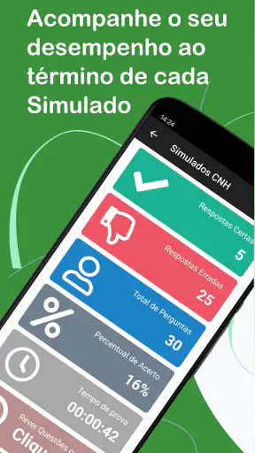 Simulado Prova CNH screenshot