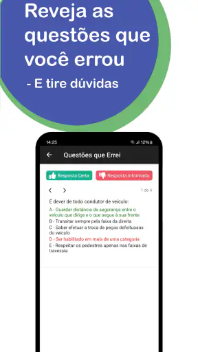 Simulado Prova CNH screenshot
