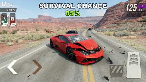 Simulador de Acidente Carro screenshot