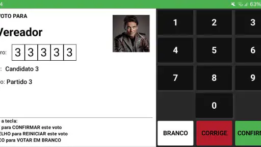 Simulador de Urna Eletrônica screenshot