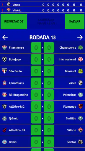 Simulador do Brasileirão 2026 screenshot