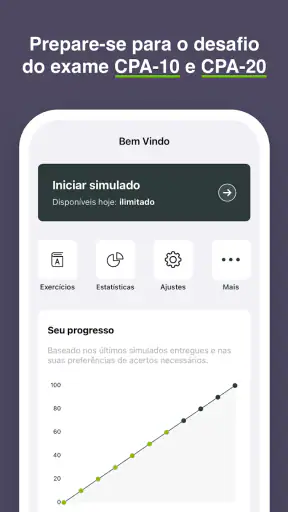 Simulados CPA-10 CPA-20 e CEA screenshot
