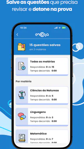 Simulados do Encceja 2026 screenshot