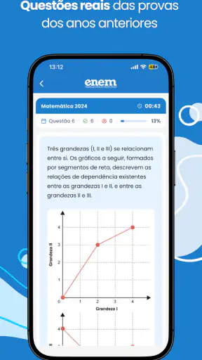 Simulados do Enem 2026 screenshot