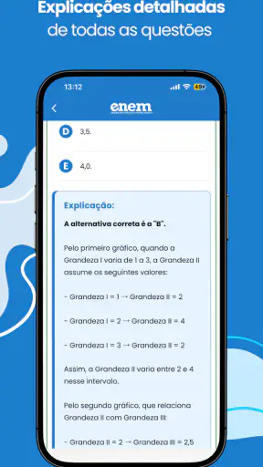 Simulados do Enem 2026 screenshot
