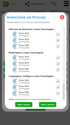 Simulados - Encceja Fácil 2026 screenshot