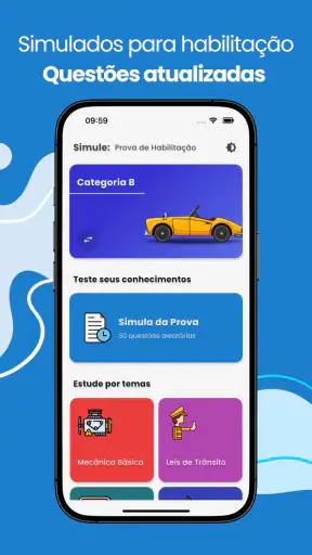 Simule: Prova de Habilitação screenshot