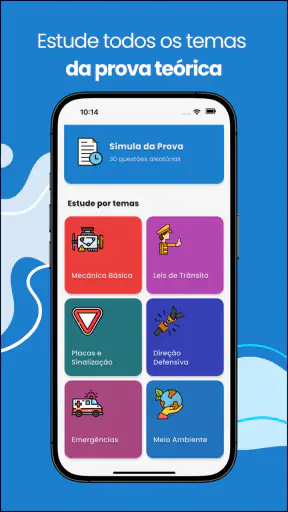 Simule: Prova de Habilitação screenshot