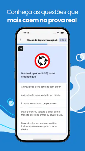 Simule: Prova de Habilitação screenshot