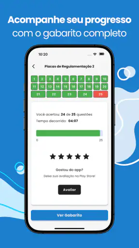 Simule: Prova de Habilitação screenshot