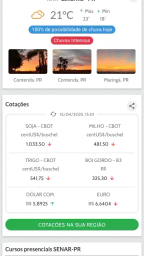 Sistema FAEP (Paraná) screenshot