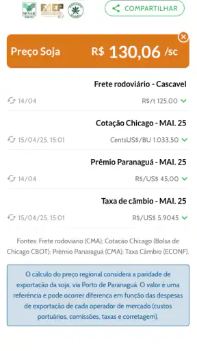 Sistema FAEP (Paraná) screenshot