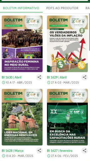 Sistema FAEP (Paraná) screenshot