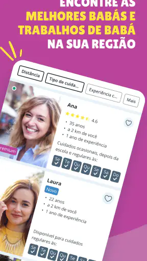 Sitly: o app de babás screenshot