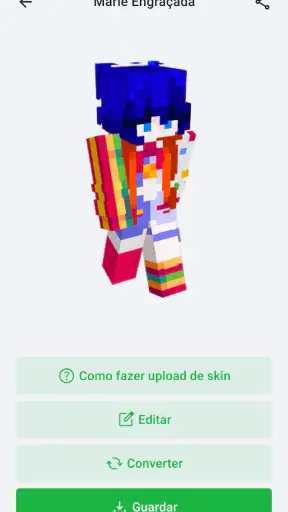 Skins Criador e 3D Editor screenshot