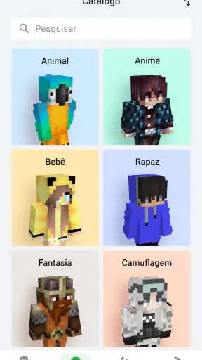 Skins Criador e 3D Editor screenshot