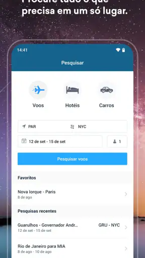 Skiplagged, Vôos e Hotéis screenshot
