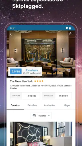 Skiplagged, Vôos e Hotéis screenshot