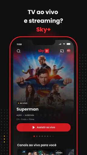 Sky+: TV+Streaming num só app screenshot