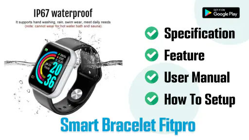 Smart Bracelet Fitpro App Hint screenshot