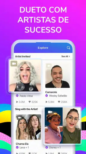 Smule: Karaoke & Grave Músicas screenshot