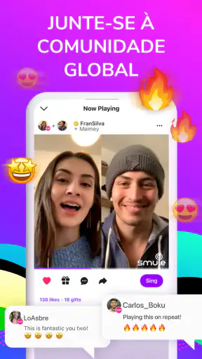 Smule: Karaoke & Grave Músicas screenshot