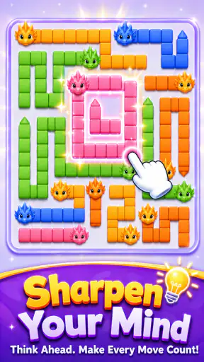 Snake Block Escape screenshot