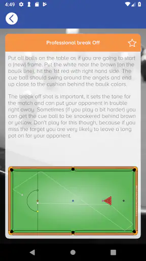 Snooker Coach 147 screenshot