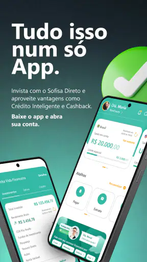 Sofisa Direto: Conta e Cartão screenshot