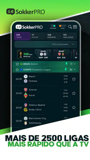 SokkerPRO: Jogos ao Vivo screenshot