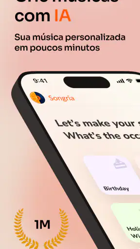 Songria — Criador de Música IA screenshot