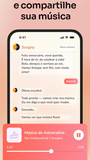 Songria — Criador de Música IA screenshot