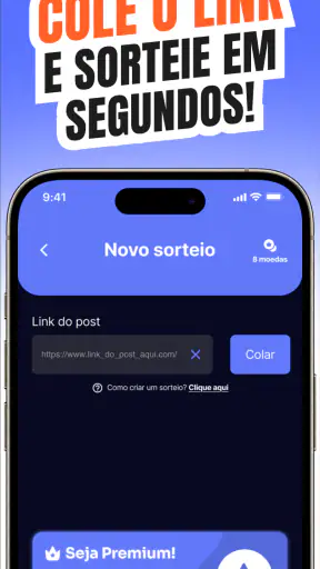 Sorteio de Comentários screenshot